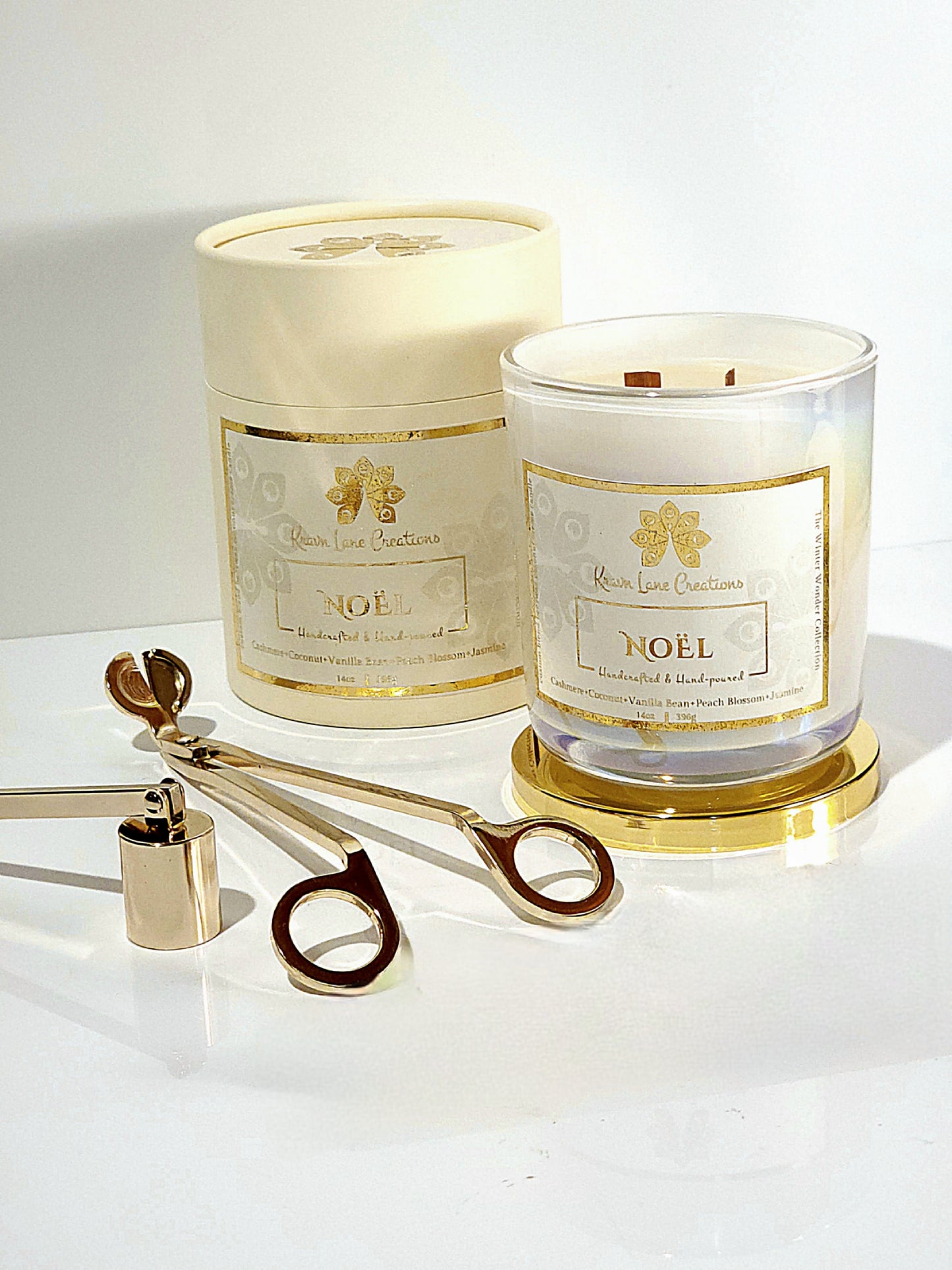 "Noel" 3pc candle set