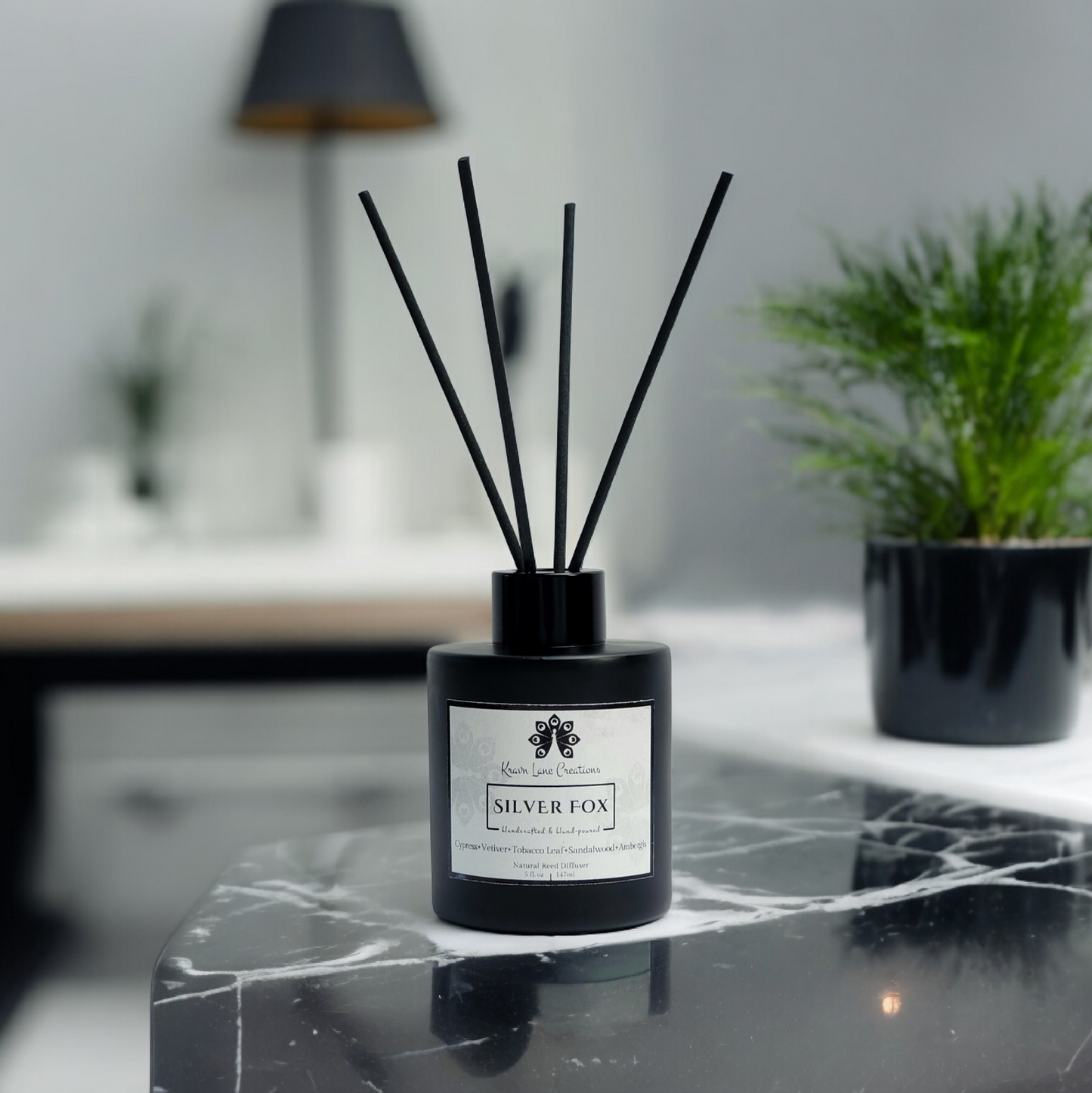 "Silver Fox" Luxe Reed Diffuser