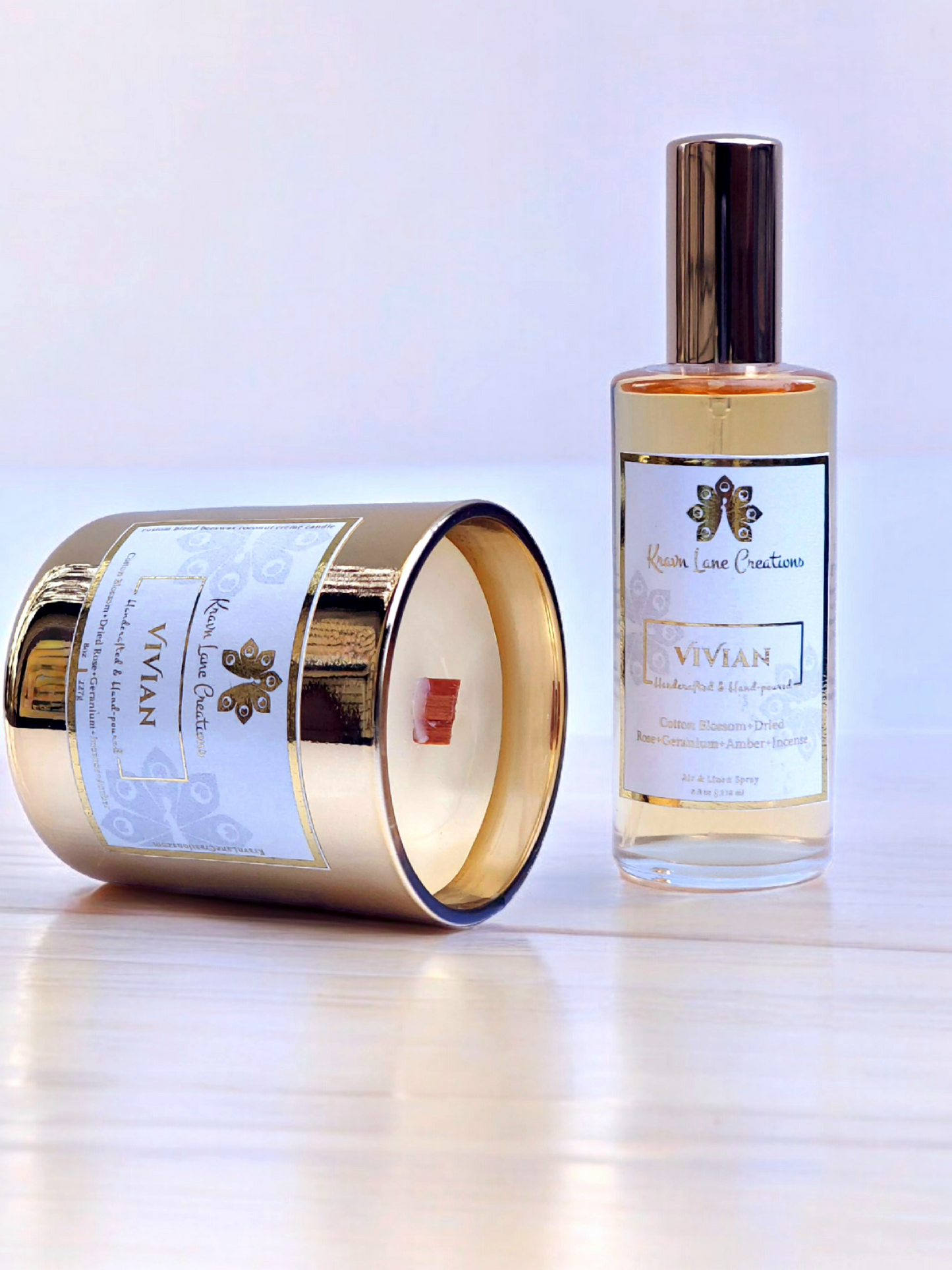 Vivian Candle + Air & Linen Spray