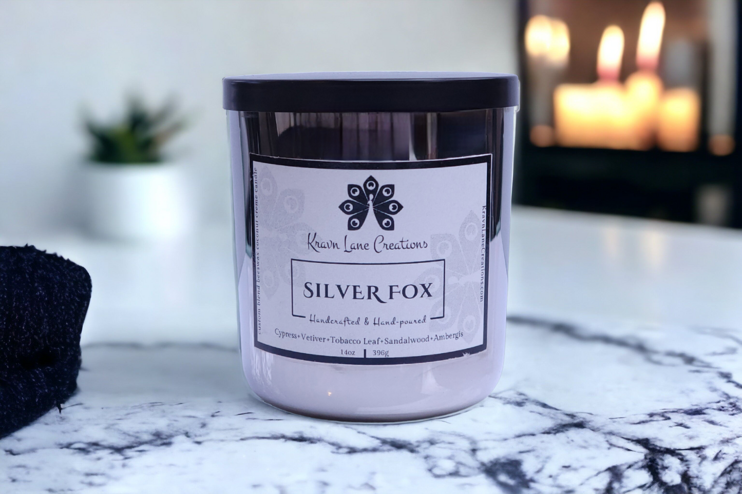 "Silver Fox" Luxury Candle