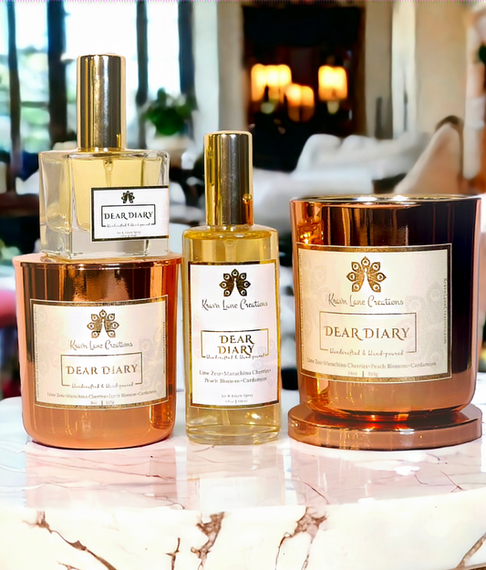 Dear Diary Candle + Air & Linen Spray