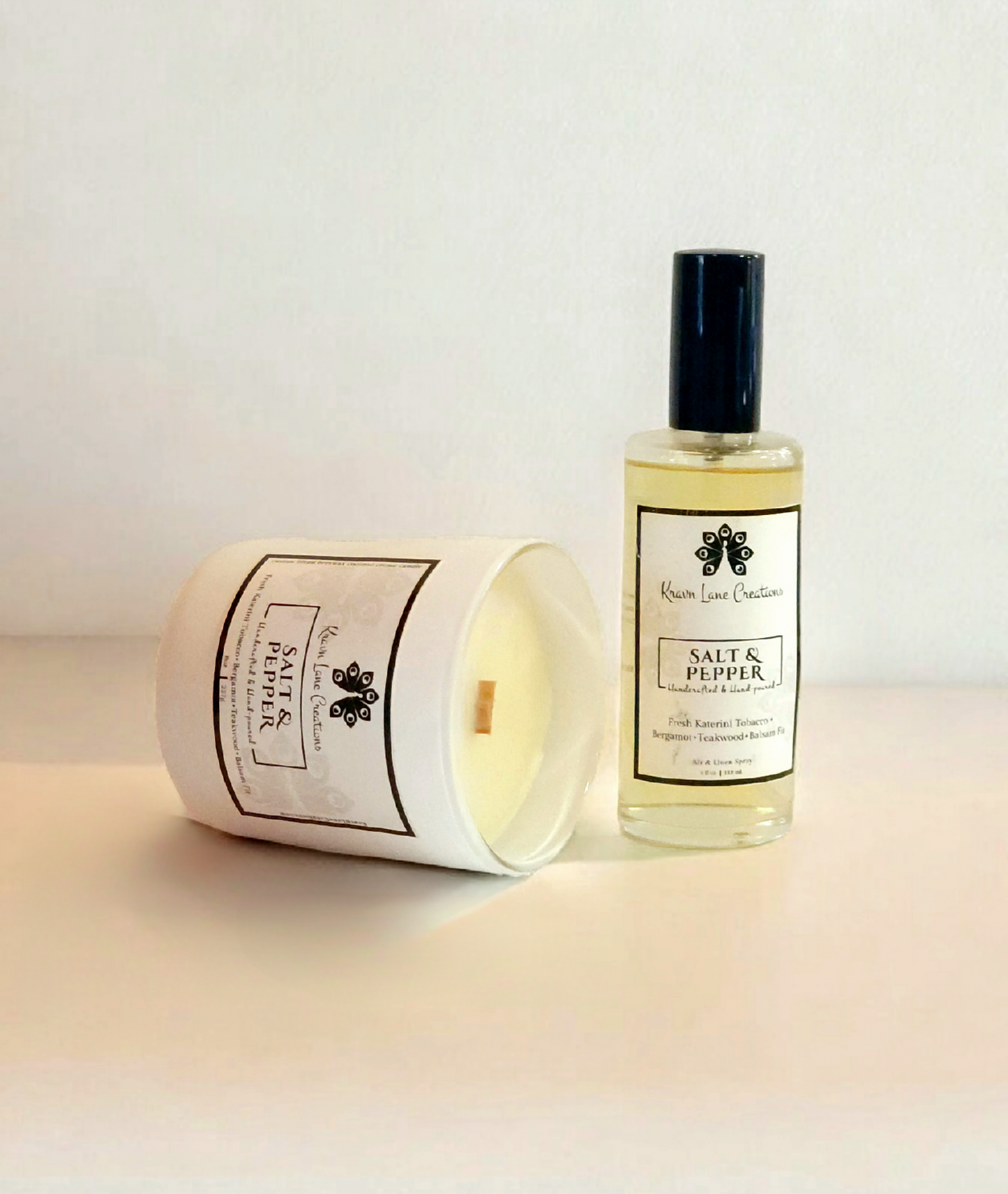 Salt & Pepper Candle + Air & Linen Spray