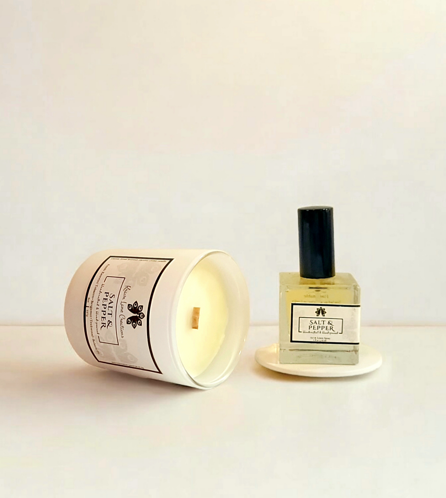 Salt & Pepper Candle + Air & Linen Spray