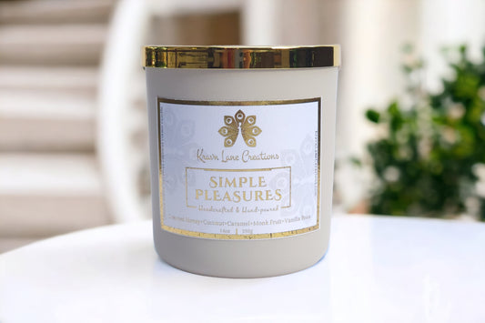 "Simple Pleasures" Luxury Candle